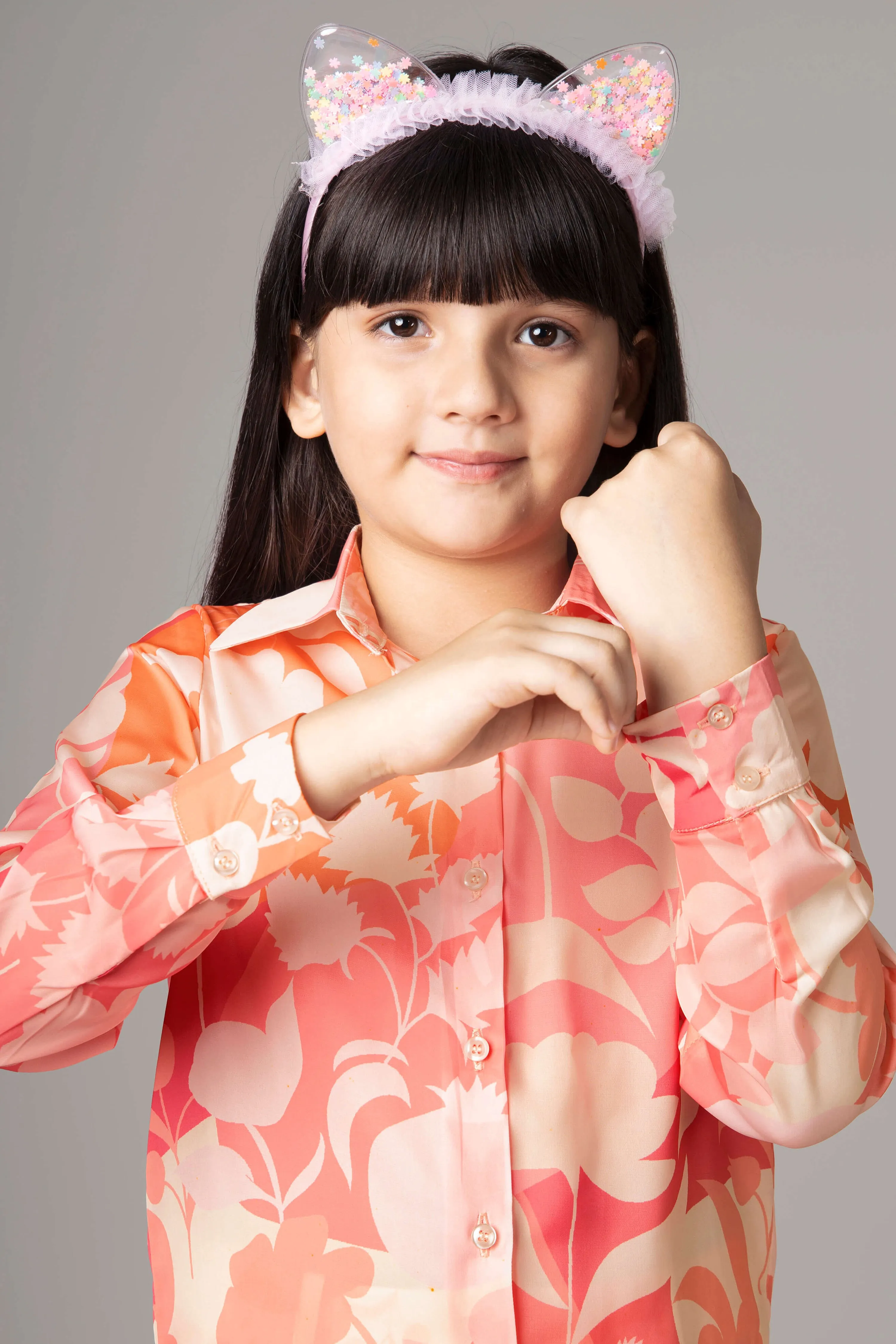 Beautiful Floral Shirt For Girls