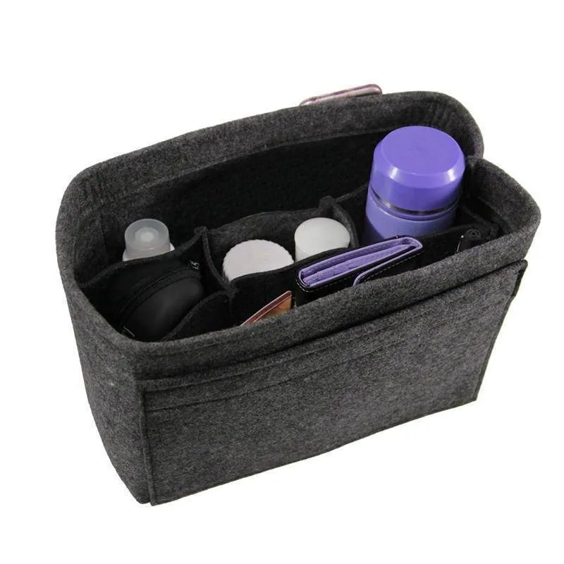 Beautiful Strong Felt Cloth Bag Insert & Organizer
