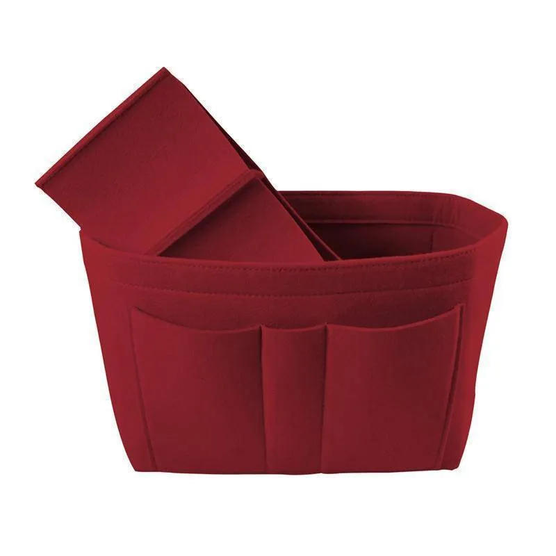Beautiful Strong Felt Cloth Bag Insert & Organizer