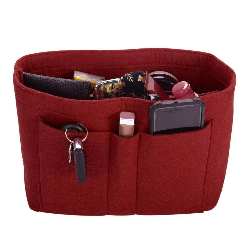Beautiful Strong Felt Cloth Bag Insert & Organizer