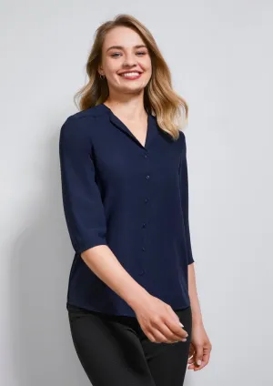 Biz Corporate Lily Women's Longline Blouse S015T