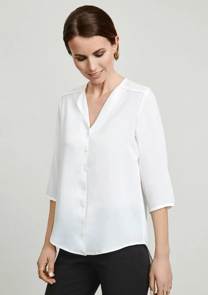 Biz Corporate Lily Women's Longline Blouse S015T