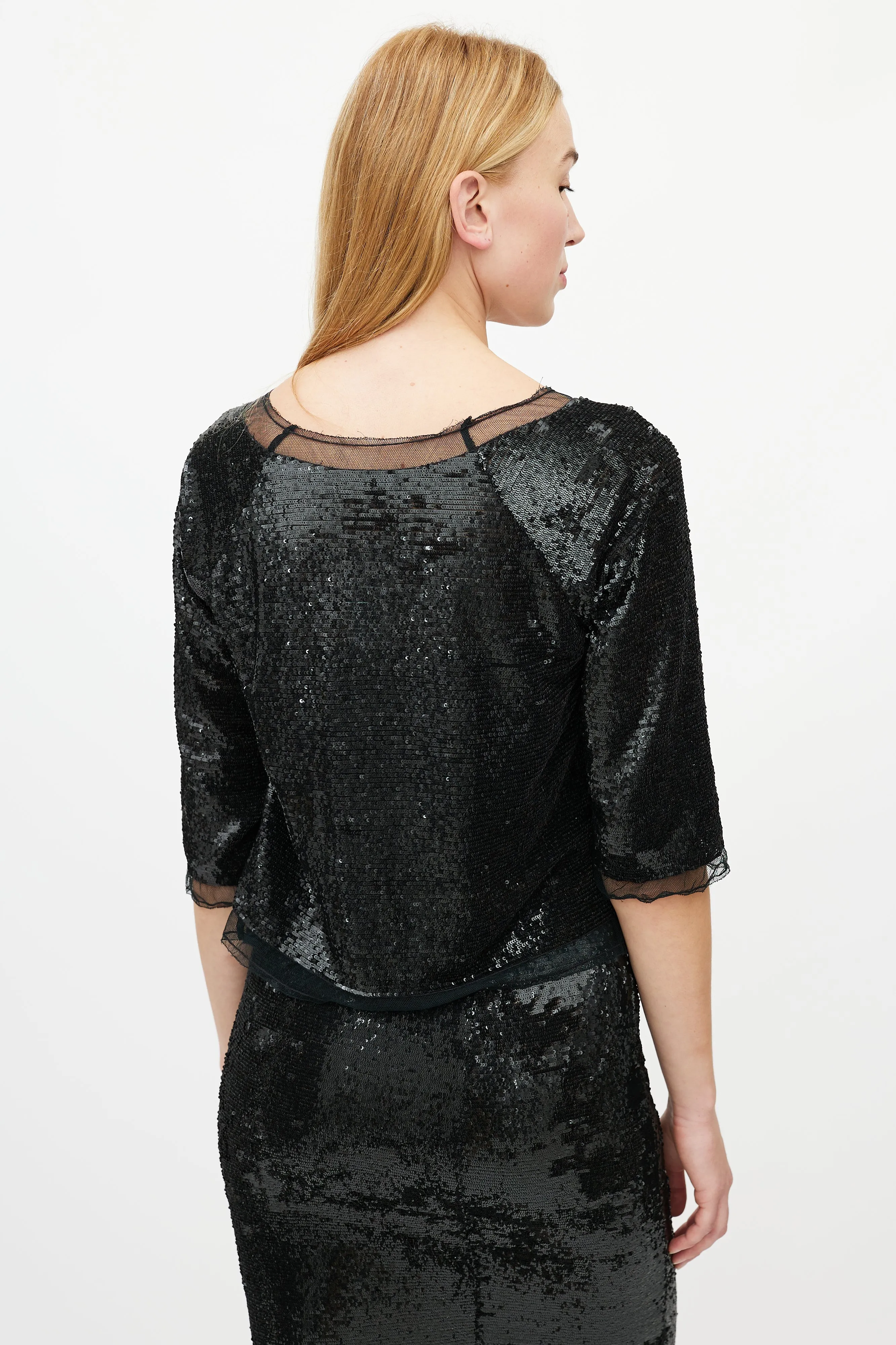 Black Sequin Co-Ord Set