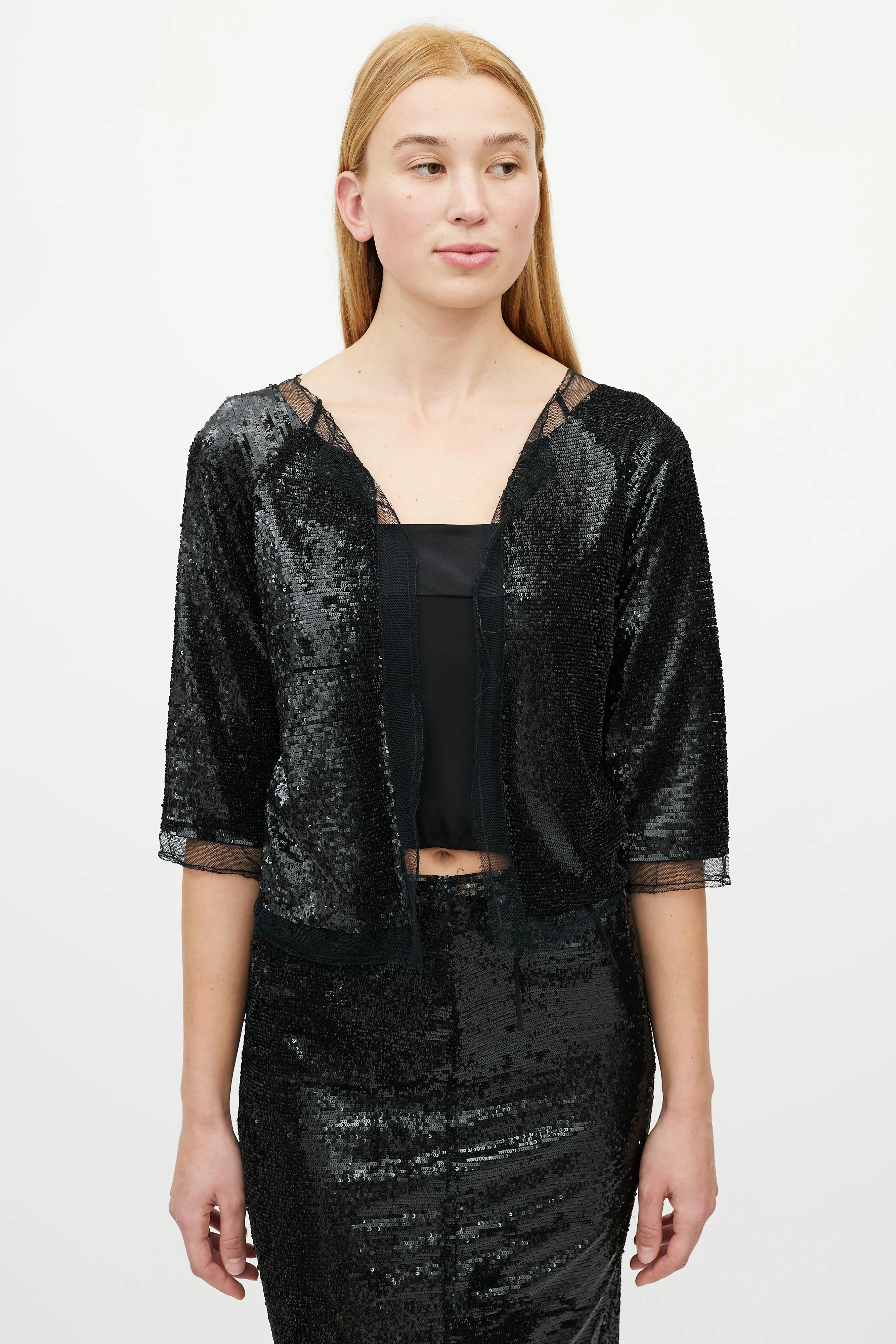 Black Sequin Co-Ord Set
