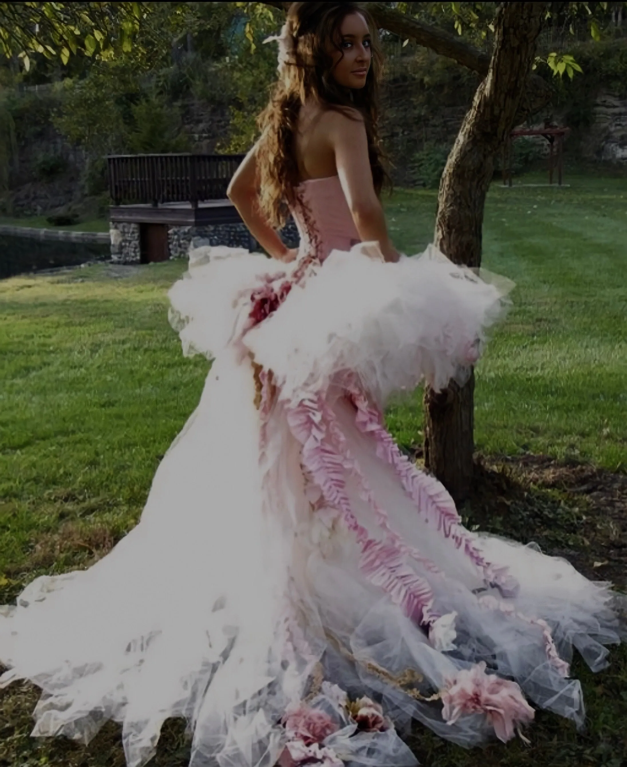 Bridal Tulle Skirt and Corset - Ginny