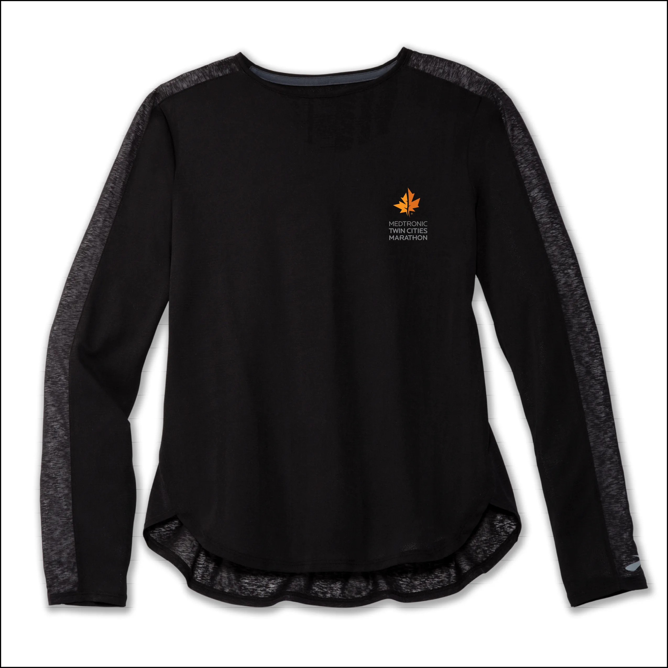 Brooks TCM Spirit Long Sleeve - Black Jaquard (Women's Sizing)