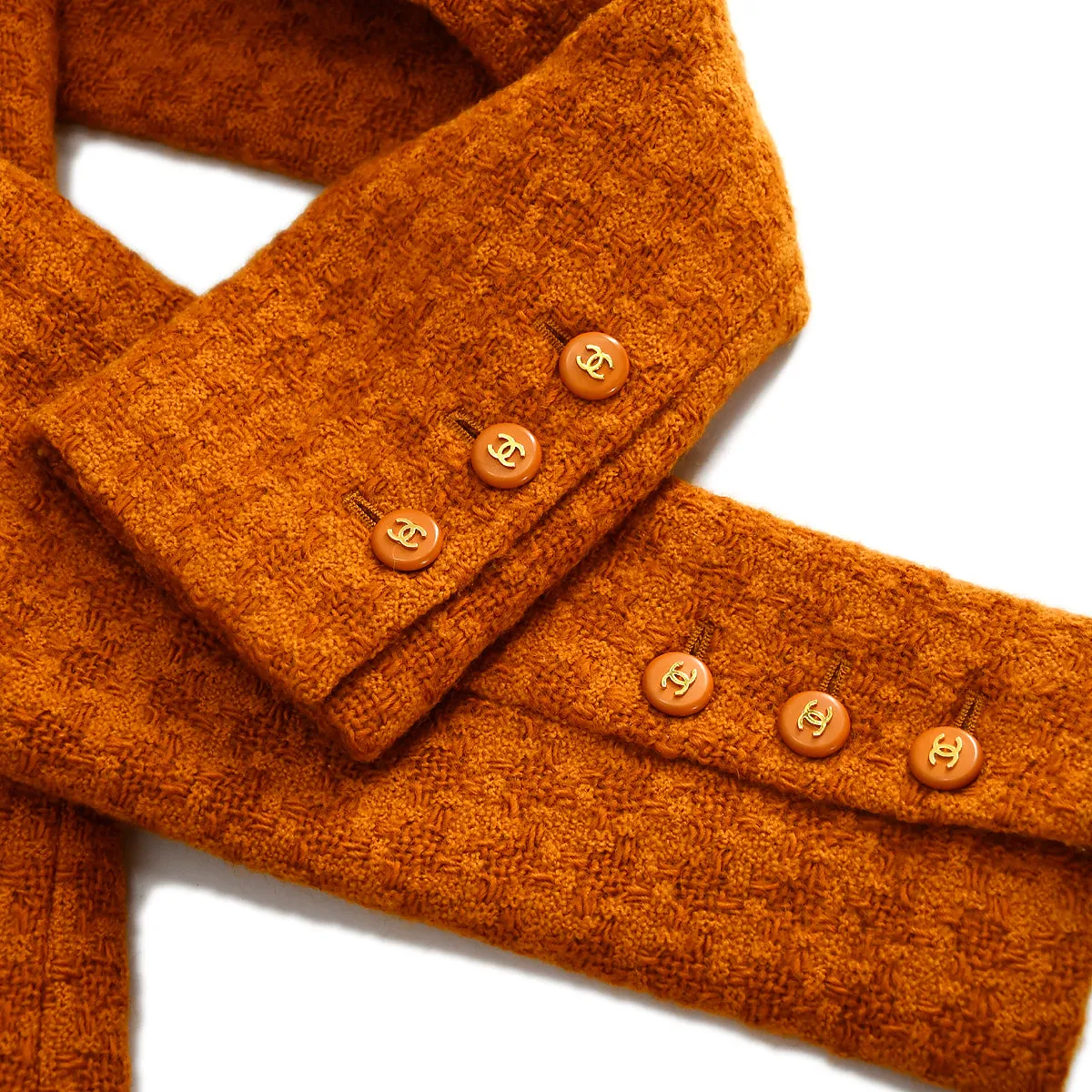 Chanel 1995 fall tweed skirt suit #38