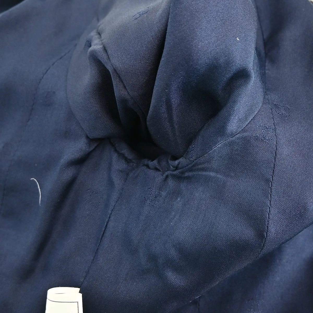 Chanel 1996 Setup Suit Jacket Skirt Navy White #38 #36