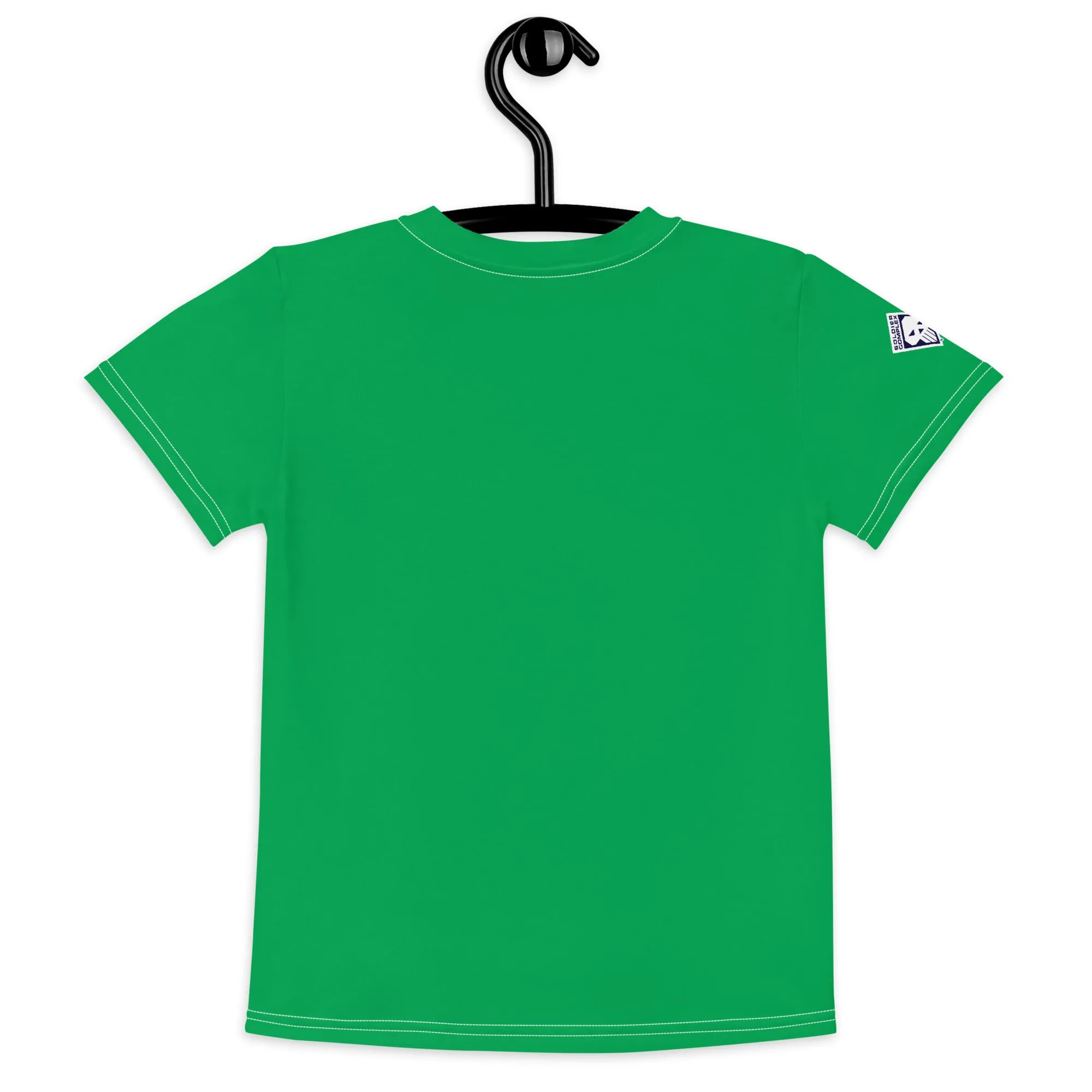 Comfortable Mobility: Boy's Short Sleeve Classic Judo Rash Guard - Jade