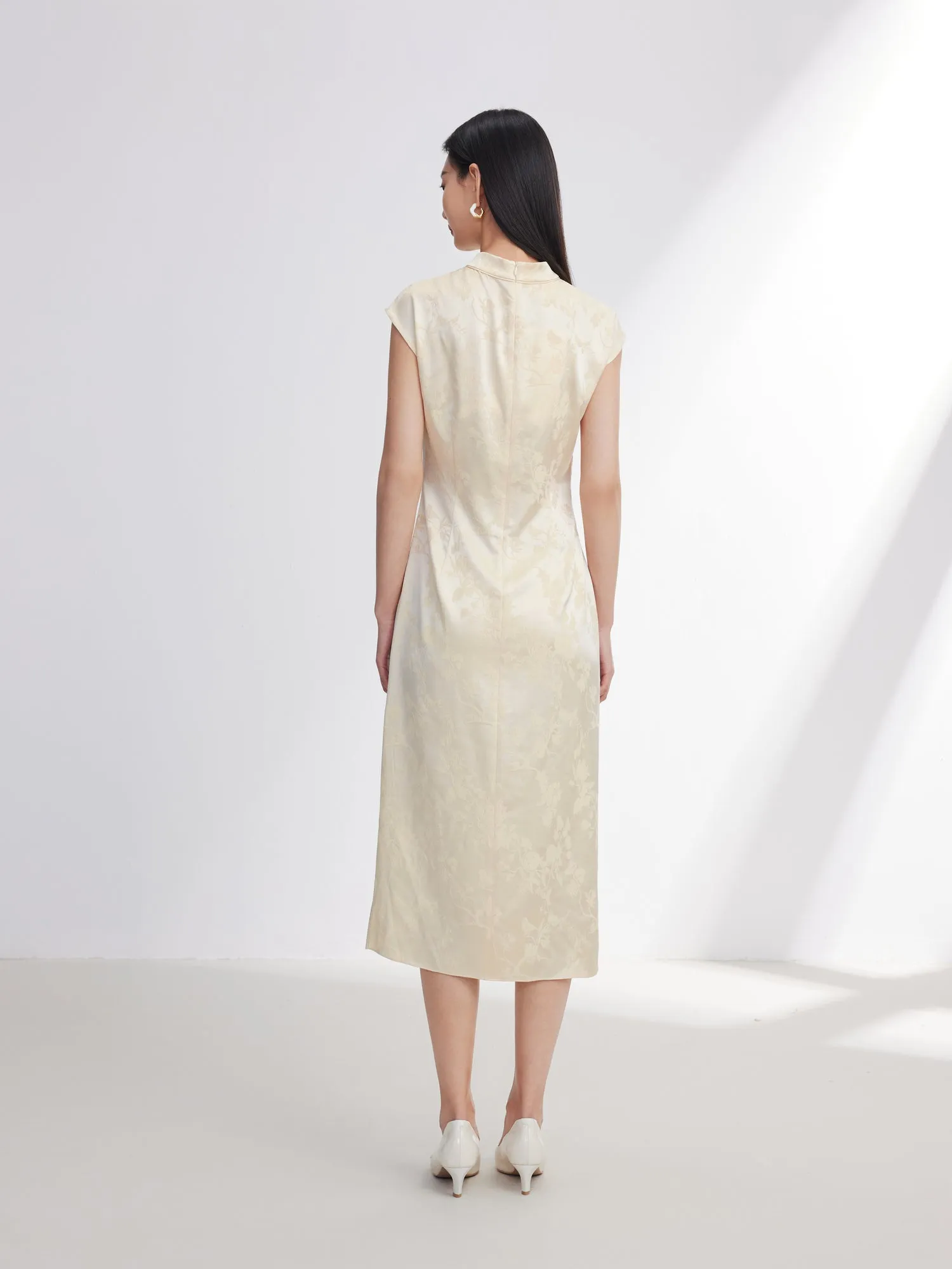 EP YAYING Traditional Style Silk Dress