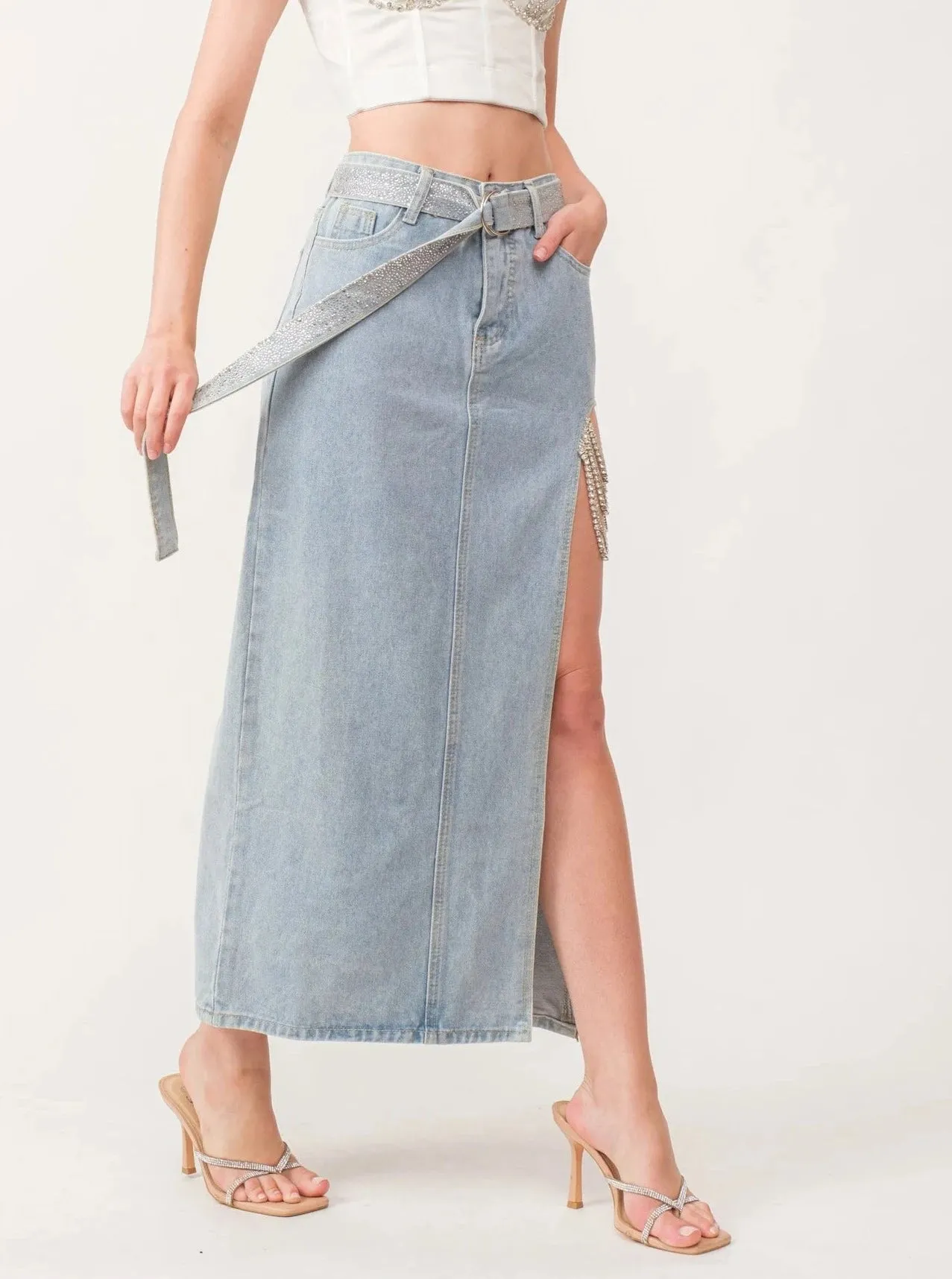 Esme denim Skirt