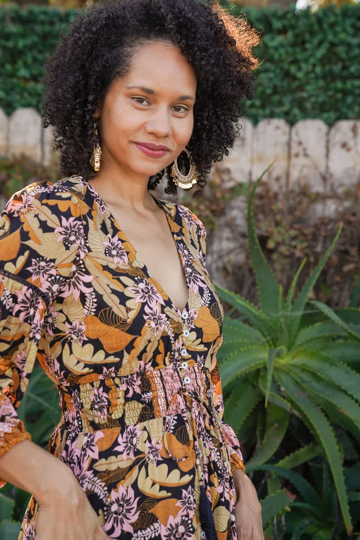 Flora Long Sleeve Belle Dress