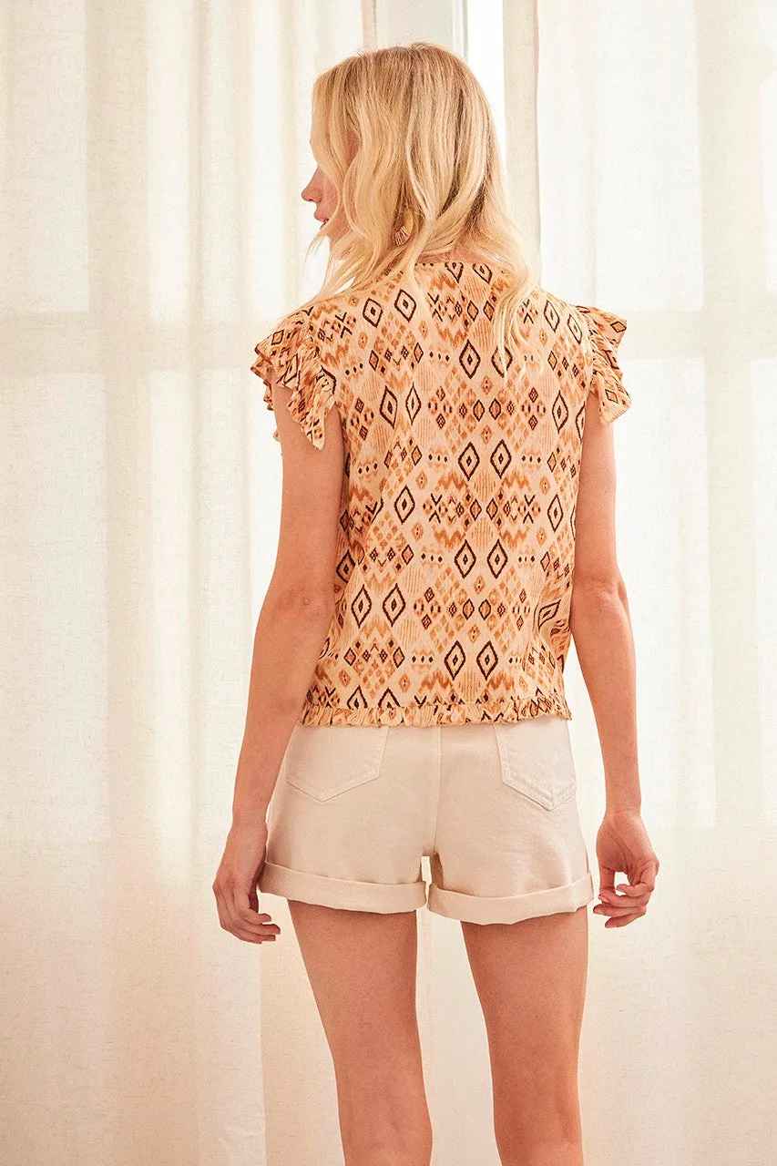 Flutter Sleeve Tank