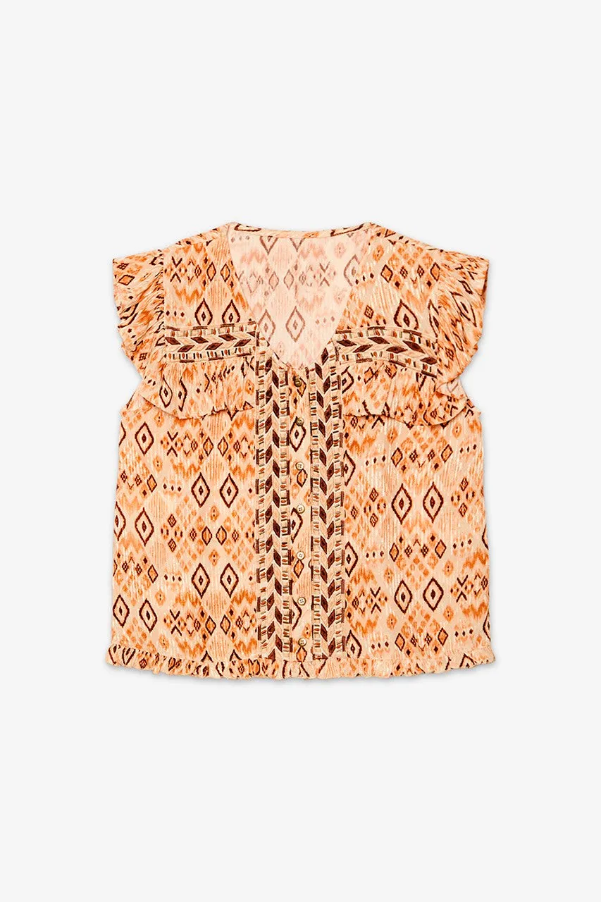 Flutter Sleeve Tank
