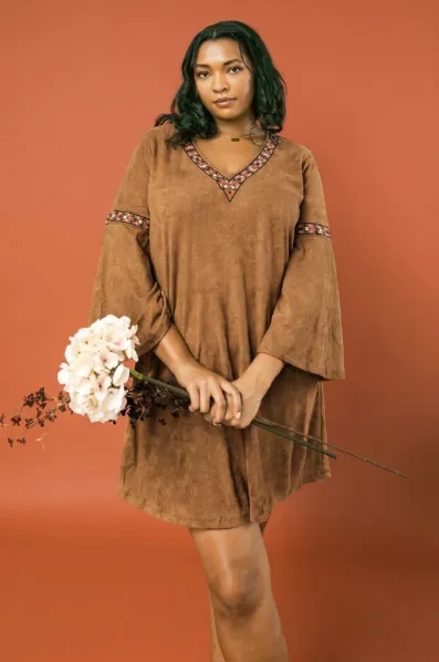 IDP17135 - Flying Tomato Women's Beautiful Sound Shift Dress