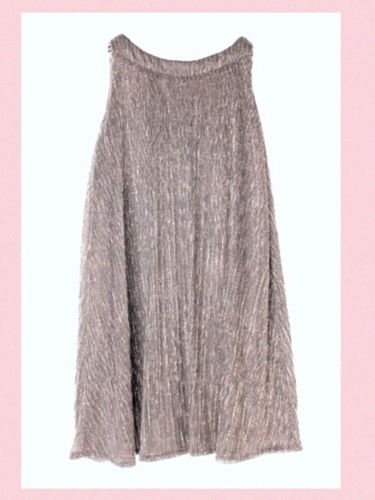 Isobella and Chloe Dazzling Darling Rose Gold Swing Dress