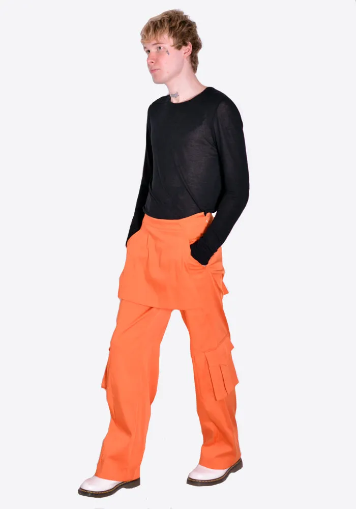 KIKO KOSTADINOV KKWSS22T01 TARTHRA SKIRT TROUSER ORANGE