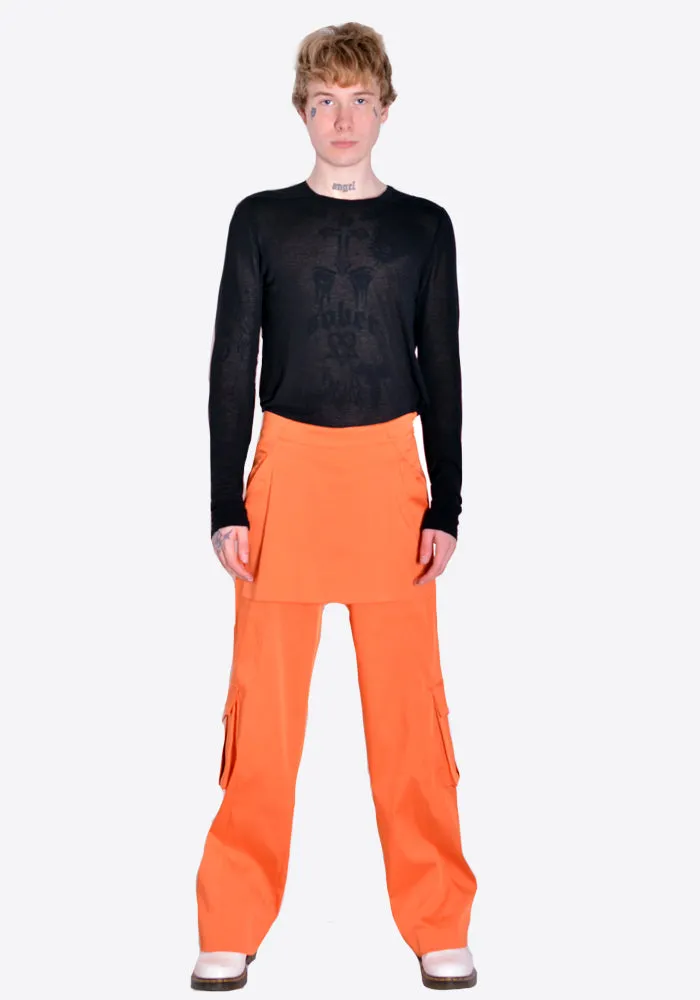KIKO KOSTADINOV KKWSS22T01 TARTHRA SKIRT TROUSER ORANGE