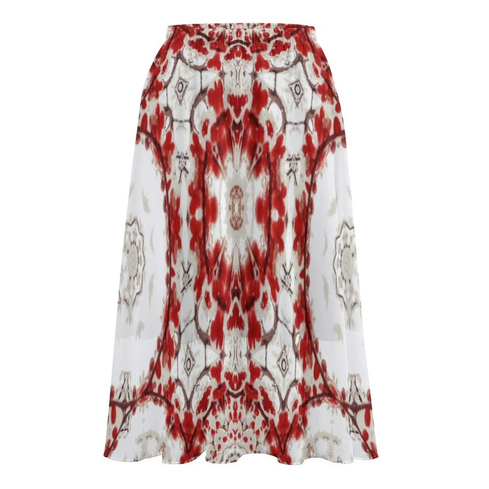 Layered Chiffon Skirt Frosty Buffalo Berries