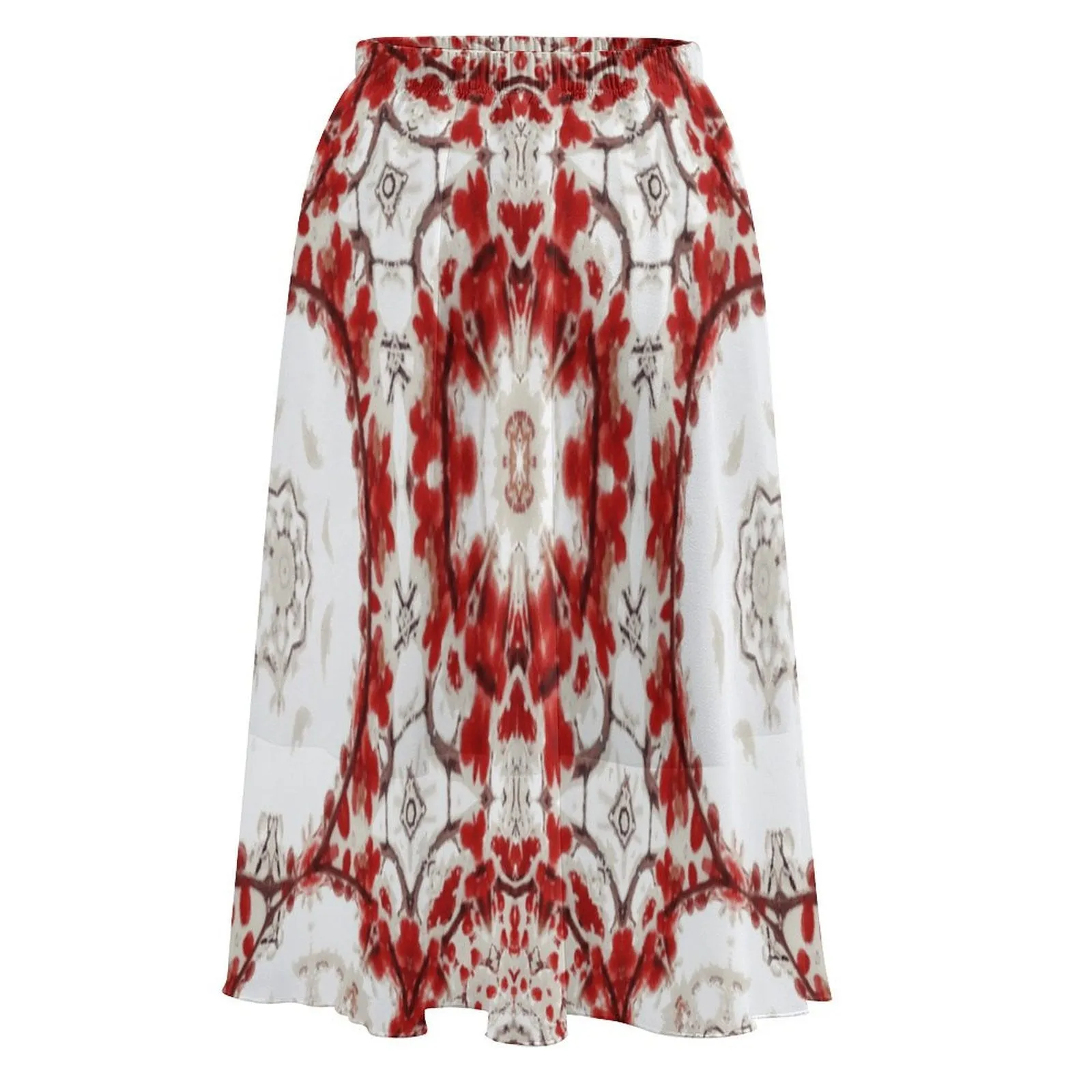 Layered Chiffon Skirt Frosty Buffalo Berries