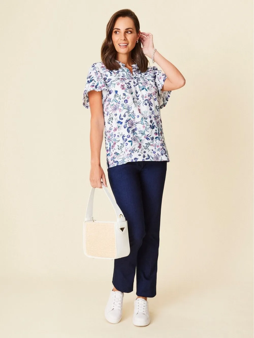Leyla Short Sleeve Blouse