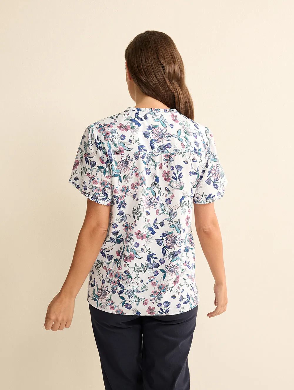 Leyla Short Sleeve Blouse