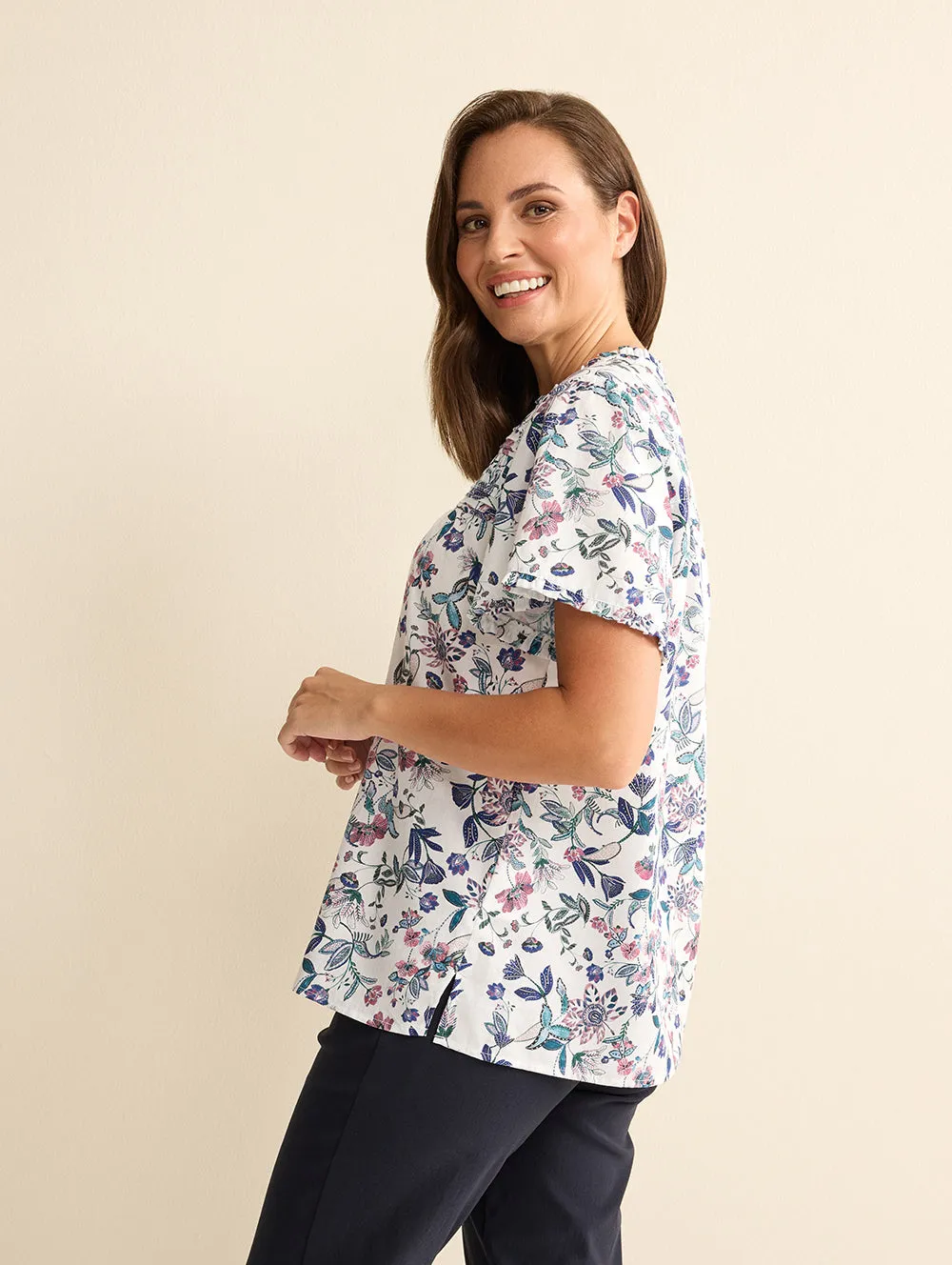 Leyla Short Sleeve Blouse