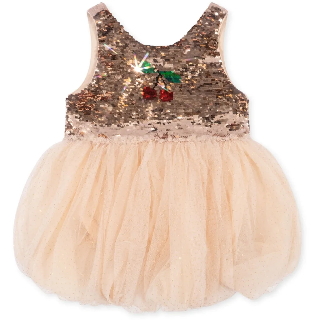 Minnu Dress - Gold Blush