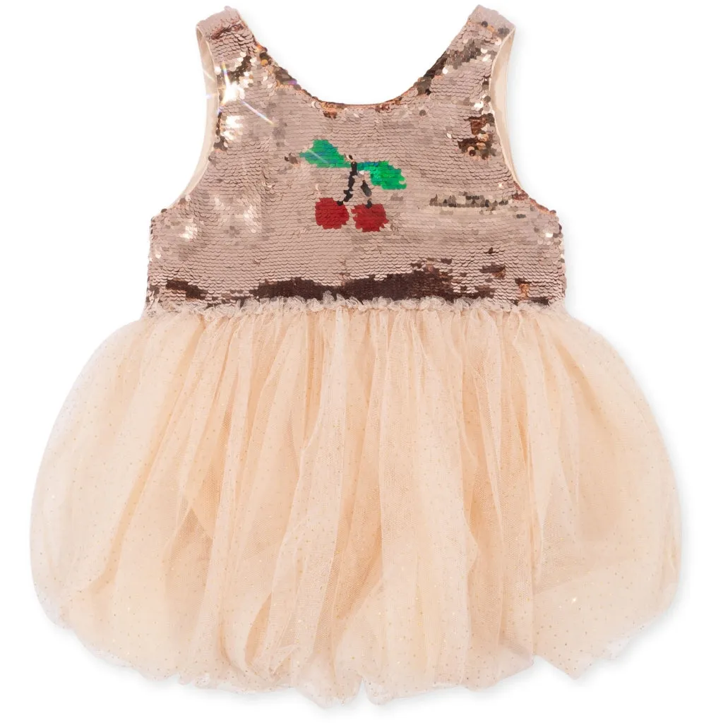 Minnu Dress - Gold Blush