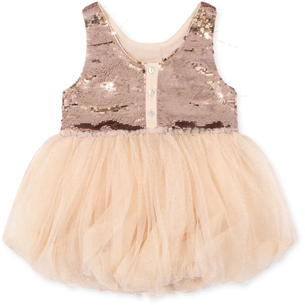 Minnu Dress - Gold Blush