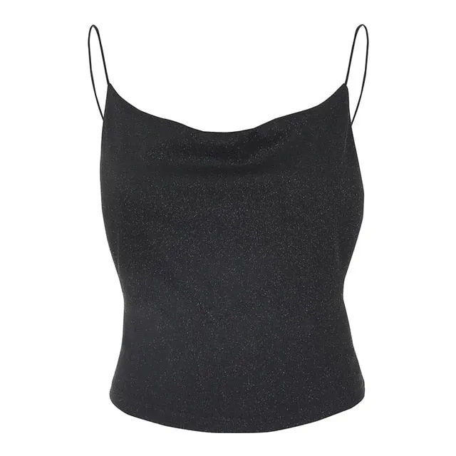 Pink Tank Top Activewear Backless Sexy Bralette Crop Tops Off Shoulder Halter Top Sleeveless