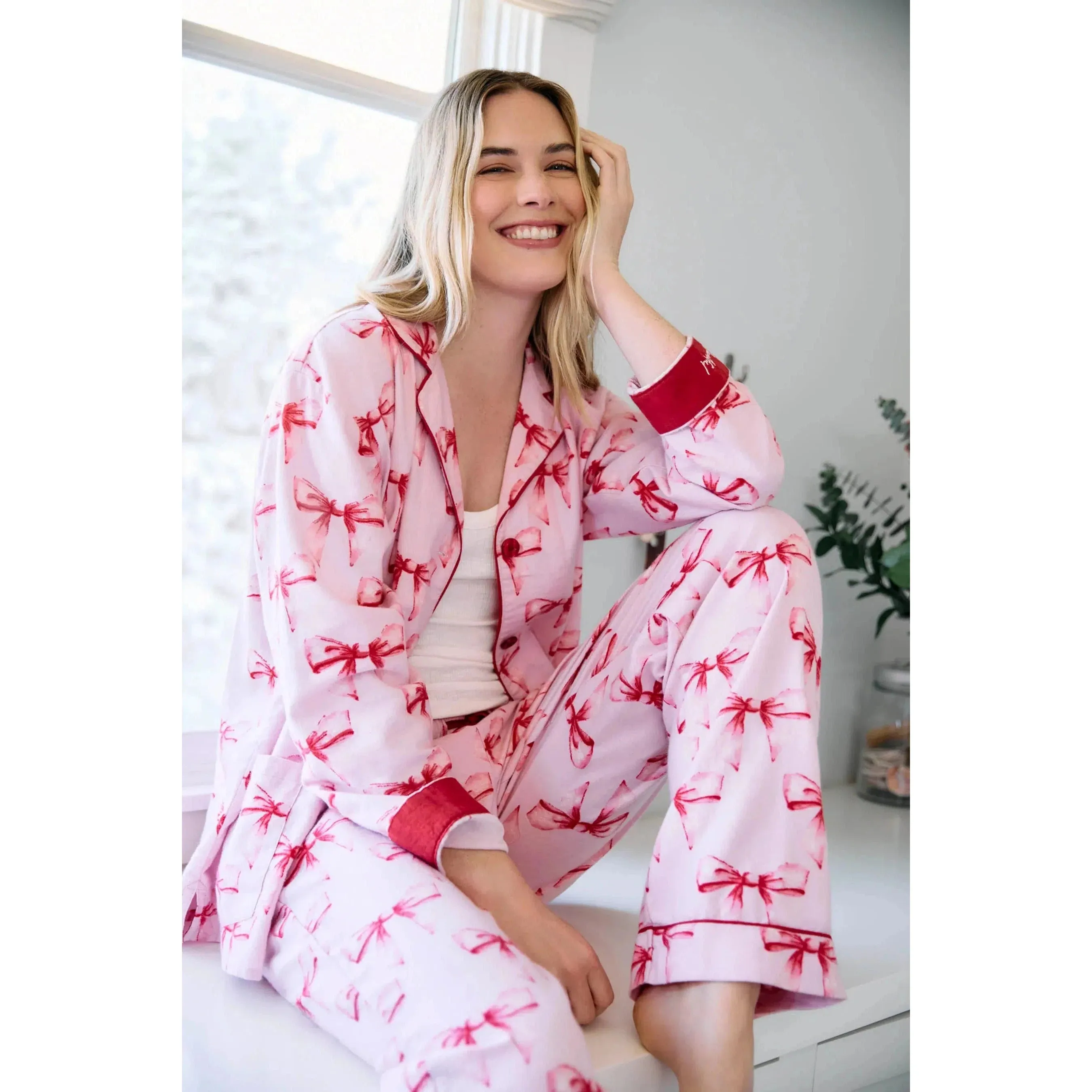 RIBBONS & BOWS PJ SET