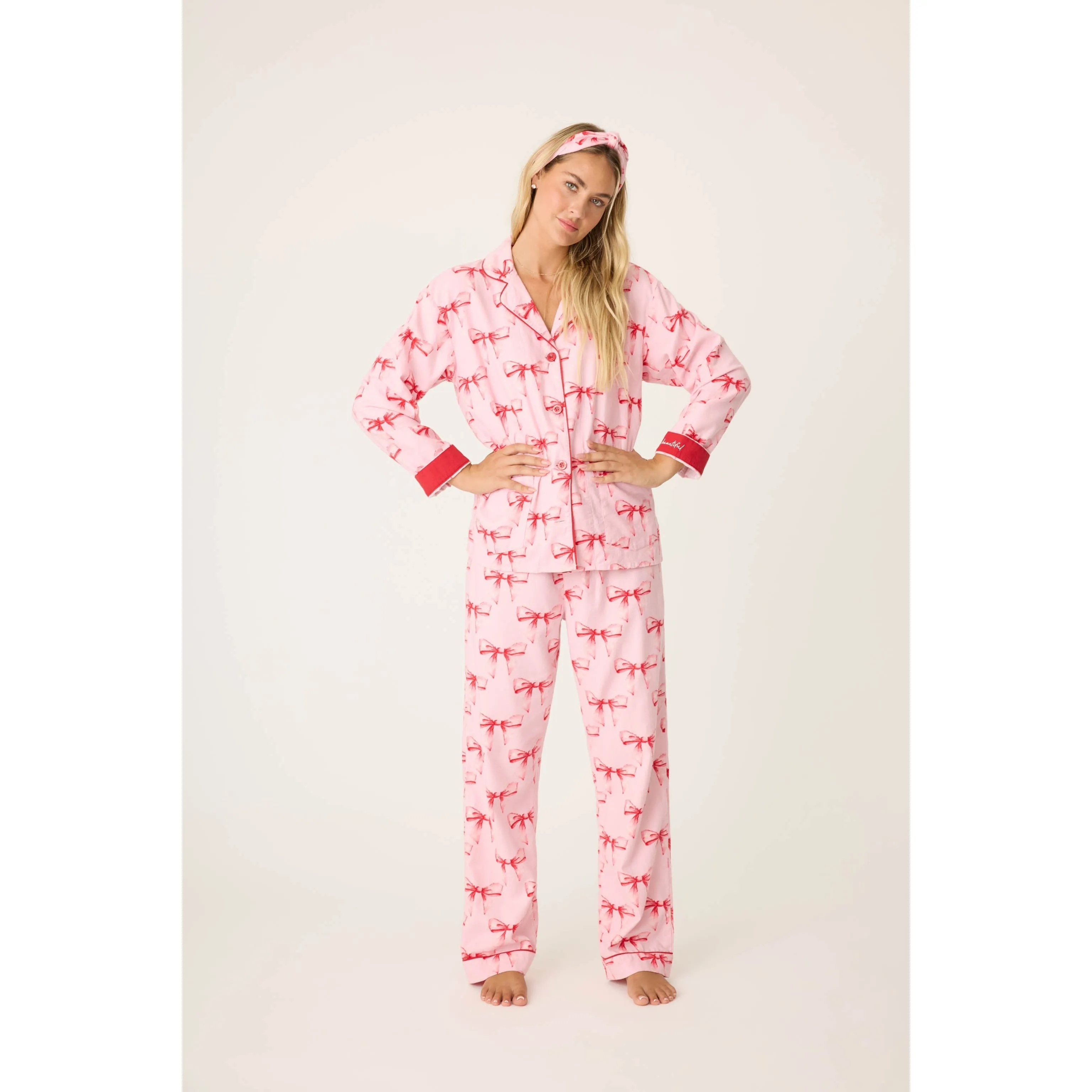 RIBBONS & BOWS PJ SET