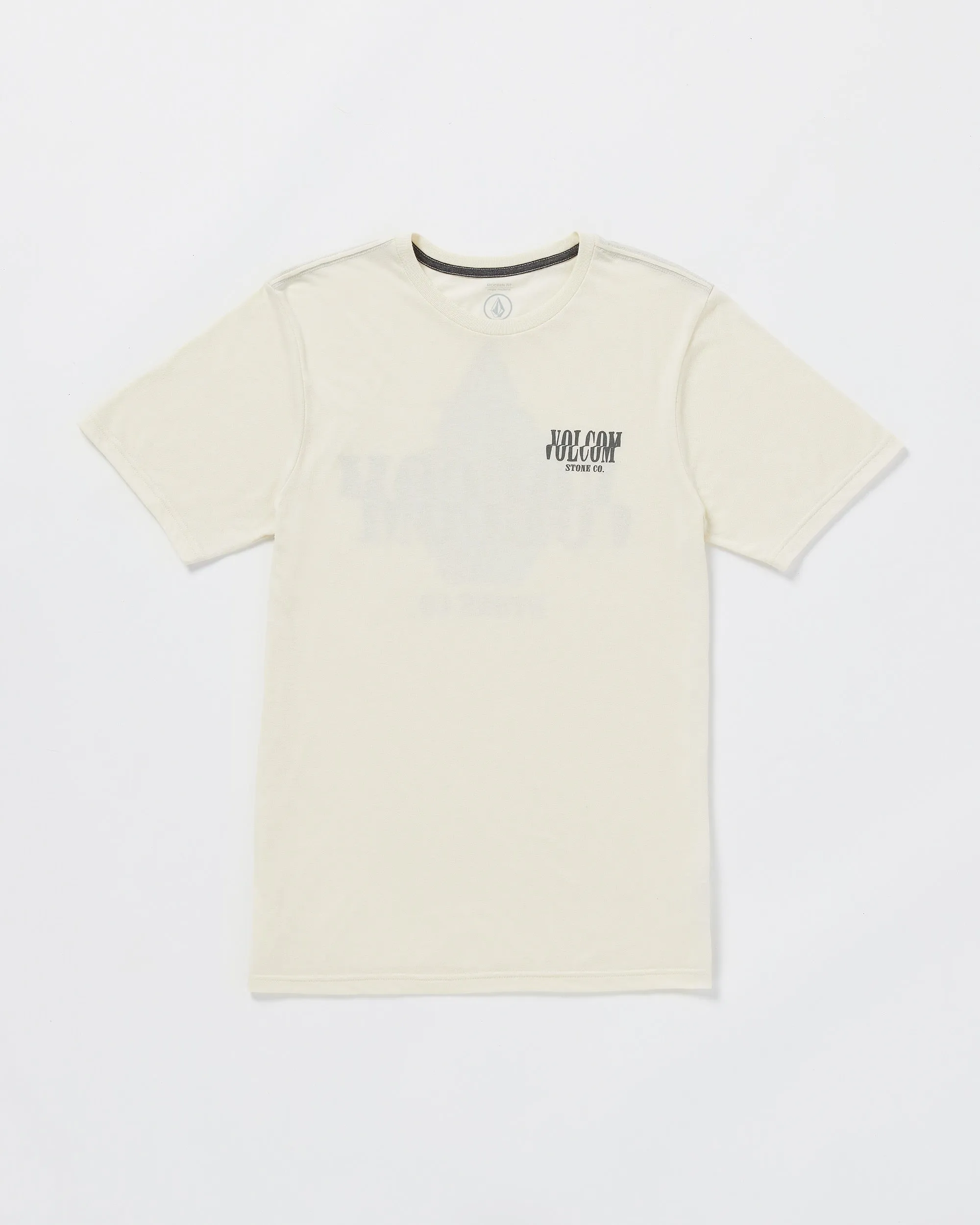 Scrambled Channel Short Sleeve Tee - Off White Heather