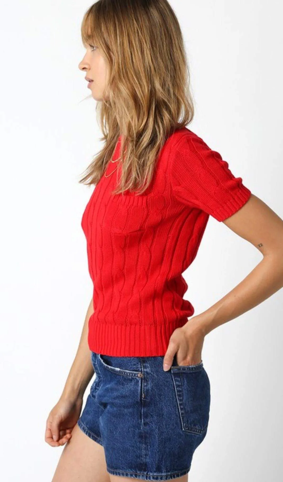 Short Sleeve Classic Sweater