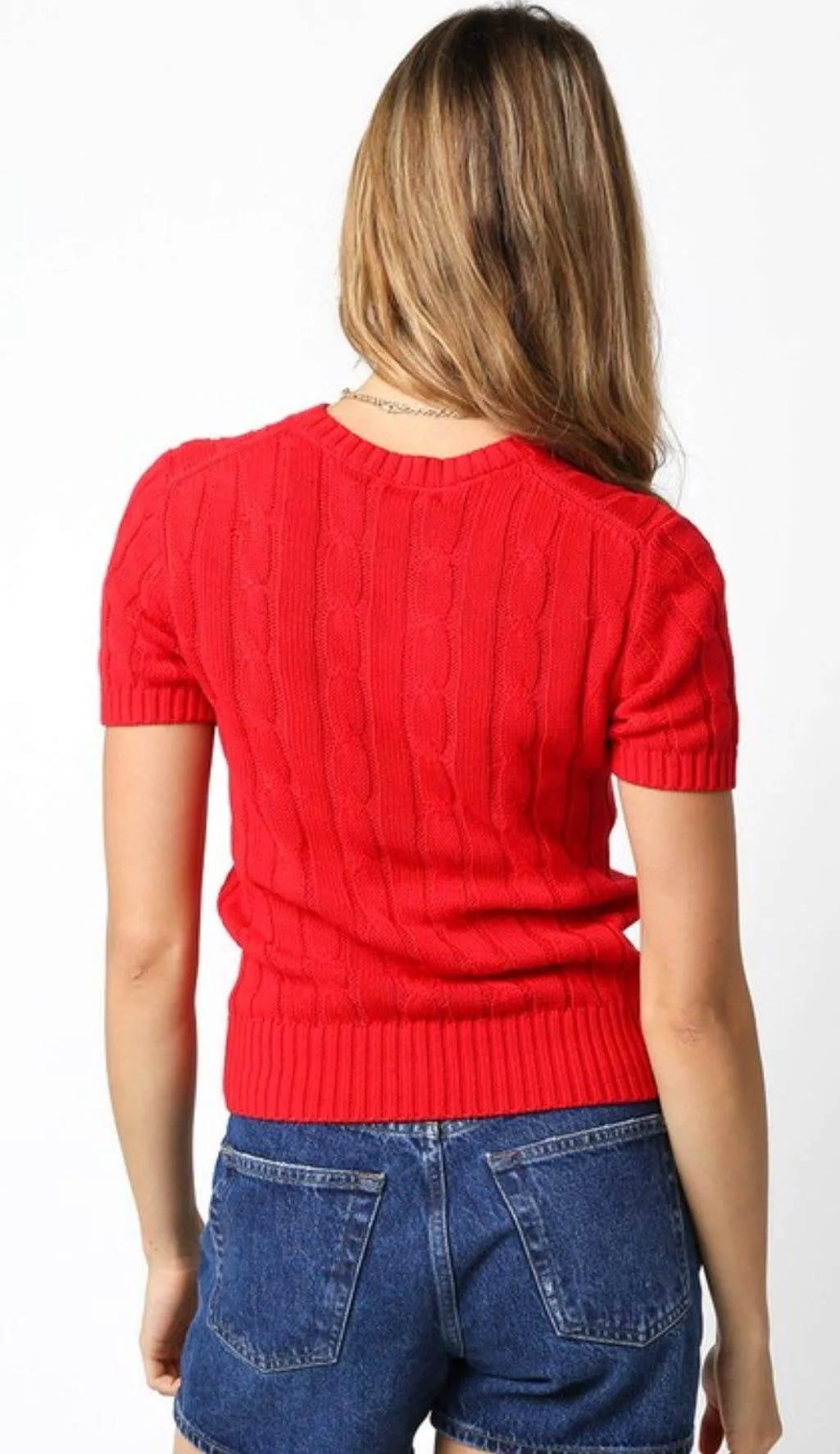 Short Sleeve Classic Sweater