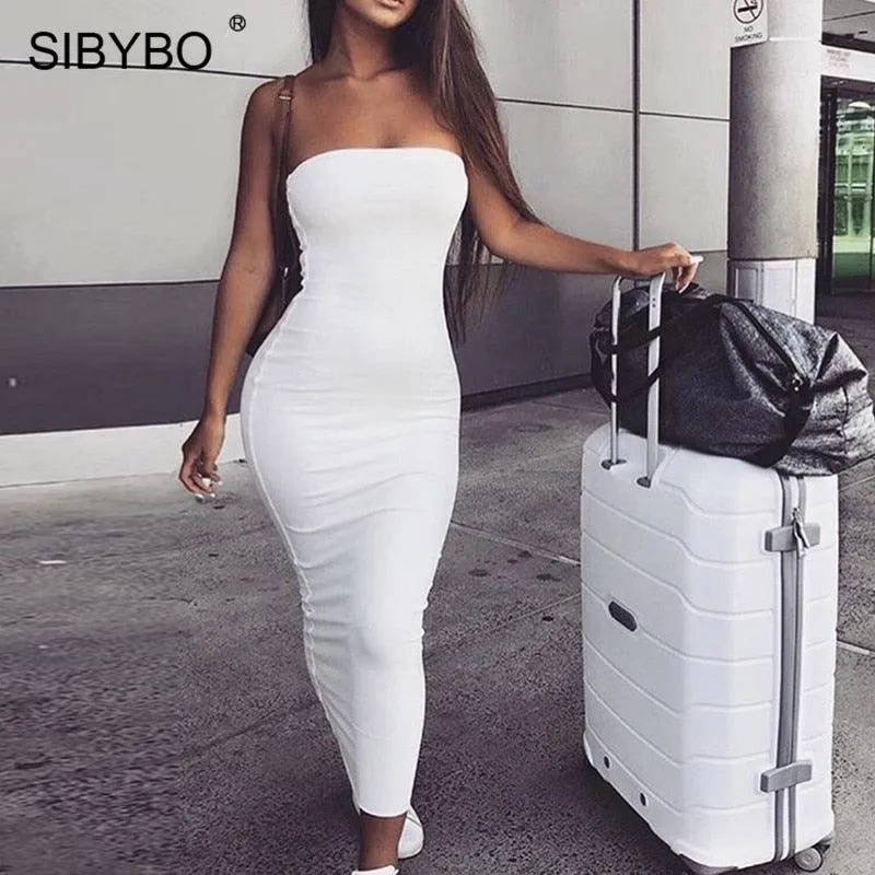 Sibybo Off Shoulder Strapless