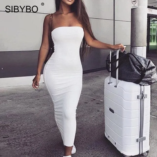 Sibybo Off Shoulder Strapless
