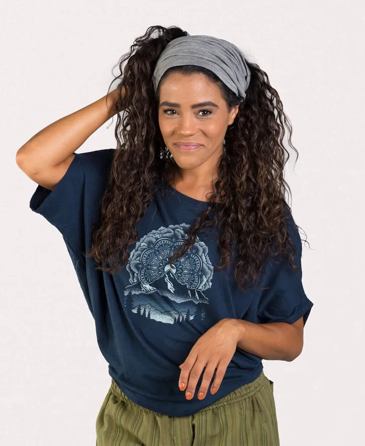 Summit Solstice Mandala Dolman Top