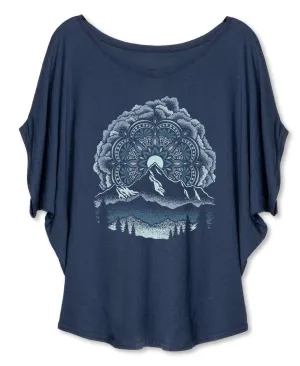 Summit Solstice Mandala Dolman Top