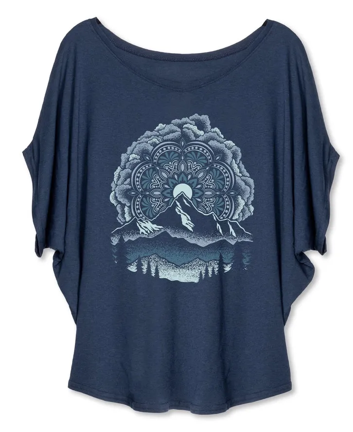 Summit Solstice Mandala Dolman Top