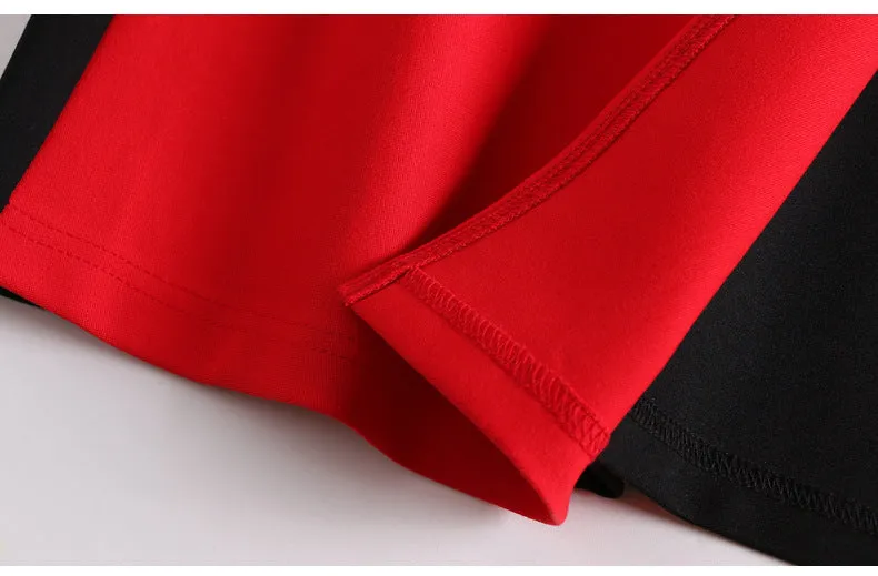 Wjczt Spring 2022 women&#39;s new high-end retro dresses improved cheongsam color contrast celebrity hip long sleeve dress